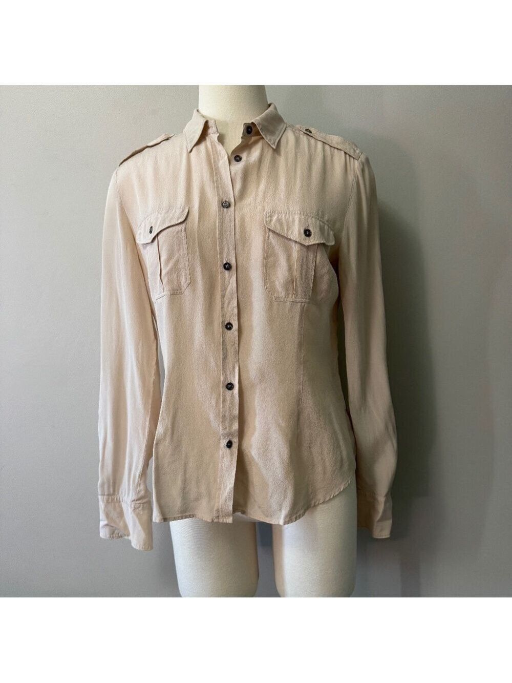 Weekend Max Mara Cream Button-Up Shirt